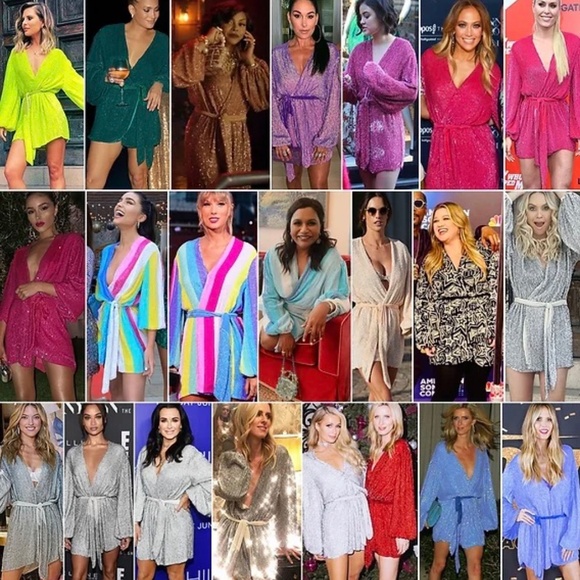 Retrofete Gabrielle 👗 Robe Wrap Dress 🩵 BLUE XS (rare color) stunning 🤩 - Picture 2 of 9